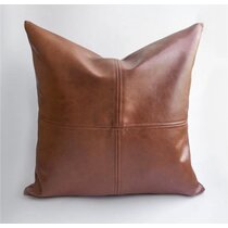 Wayfair | Faux Leather Throw Pillows You'll Love in 2023